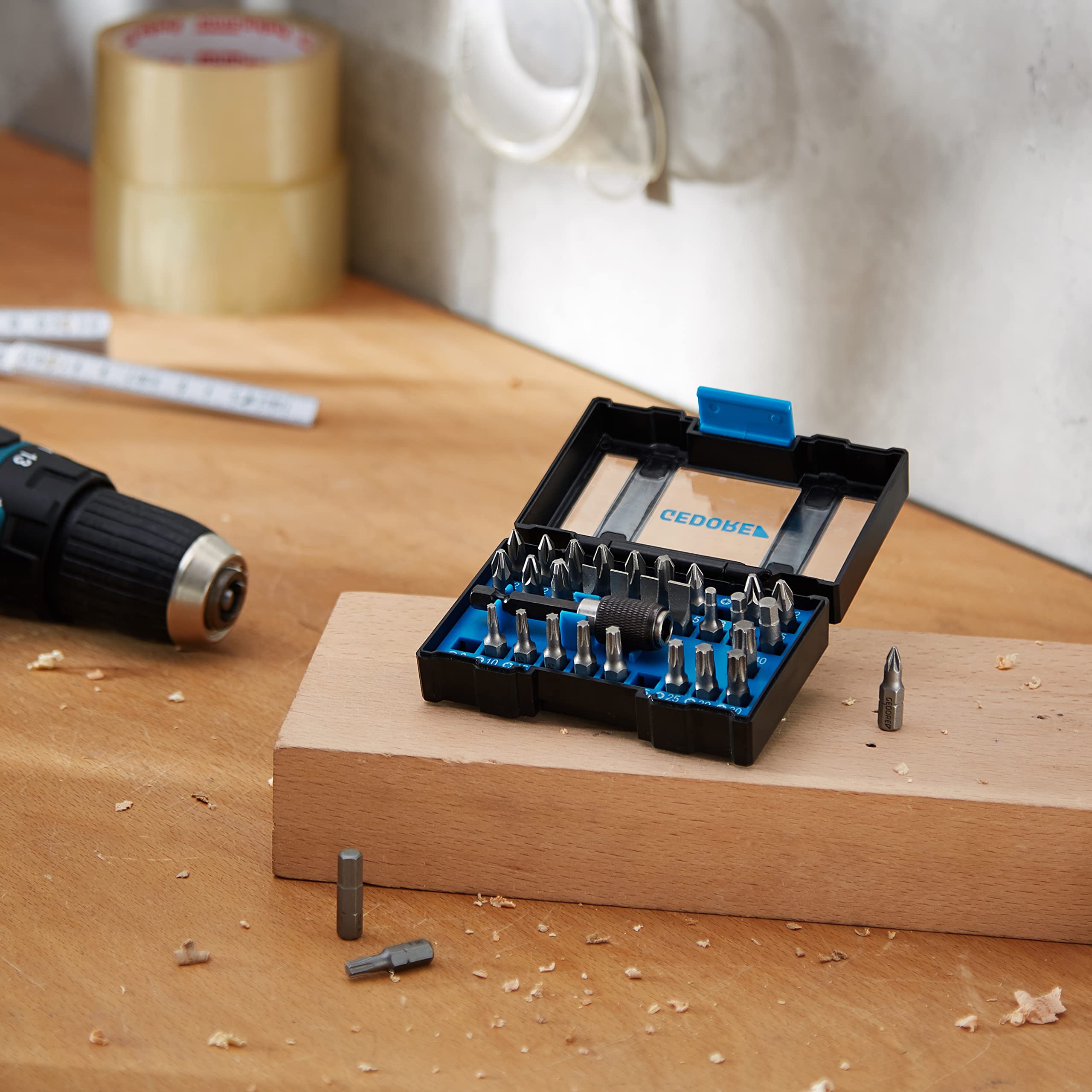 Amazon.com: Gedore 666 032 A Bit Box All-Round 32-Piece : Tools